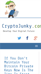 Mobile Screenshot of cryptojunky.com